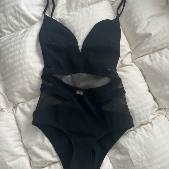 Zimmermann Swim Zimmermann Authentic One Piece Black Bathing Suit